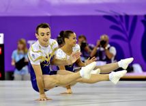 Avropa Oyunları çərçivəsində aerobika gimnastikası üzrə final yarışları. Bakı, Azərbaycan, 21 iyun 2015